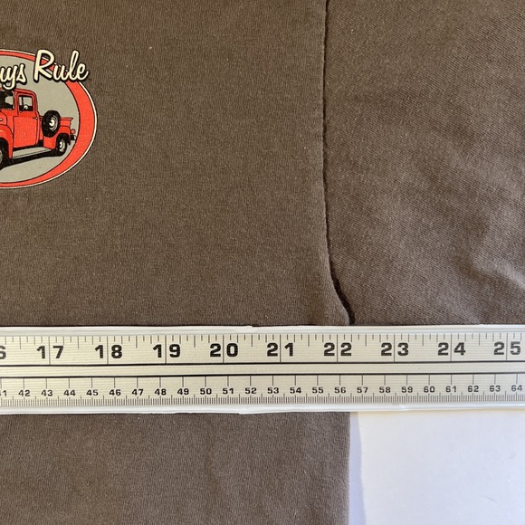 Old Guys Rule Shirt Size XL Mens Ford F100 F150 1950 Hot Rods Tee T-shirt‎ Gray - Picture 5 of 7
